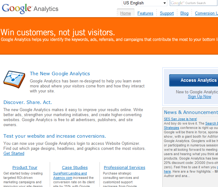 Google Analytics        